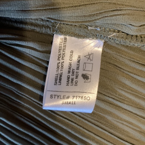 Baltic Born Zarra Olive Green Tiered Dress Size Small - Picture 7 of 8